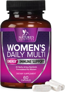 Foto 1 | Foto 1 | Multivitamínico Nature's Nutrition Para Mujeres, 60 Cápsulas Diarias - Venta Internacional.