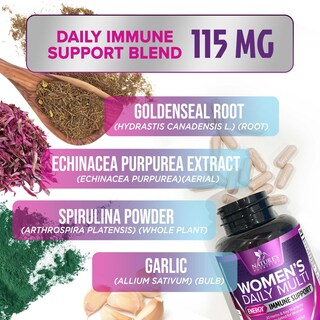 Foto 5 | Foto 5 | Multivitamínico Nature's Nutrition Para Mujeres, 60 Cápsulas Diarias - Venta Internacional.
