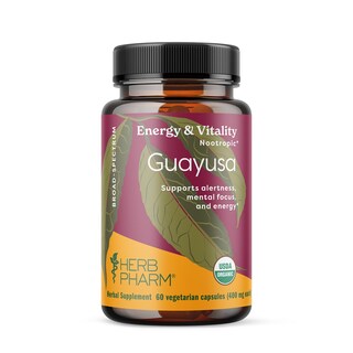 Foto 1 | Foto 1 | Suplemento De Extracto Orgánico De Guayusa Herb Pharm, 60 Unidades - Venta Internacional.
