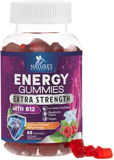 Foto 1 | Foto 1 | Energy Gummies Nature's Nutrition Con Vitamina B12, 1000 Mcg, 60 Cápsulas Masticables - Venta Internacional.