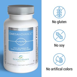 Foto 4 | Foto 4 | Suplemento De Aceite De Pescado Omega-3 Omegaadvance 1000 Mg 60 Cápsulas Blandas - Venta Internacional.