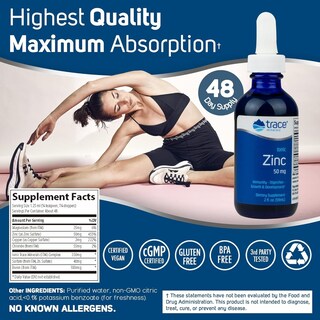 Foto 2 | Foto 2 | Suplemento De Oligoelementos De Zinc Iónico De 60 Ml Con Cobre Y Magnesio - Venta Internacional.