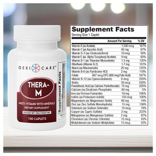 Foto 3 | Foto 3 | Suplemento Multivitamínico De Alta Potencia Gericare Thera, 100 Cápsulas - Venta Internacional.
