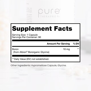 Foto 2 | Foto 2 | Suplemento Pure Therappro Rx Bio Boron 10 Mg 90 Cápsulas - Venta Internacional.