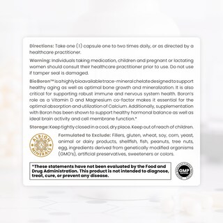 Foto 3 | Foto 3 | Suplemento Pure Therappro Rx Bio Boron 10 Mg 90 Cápsulas - Venta Internacional.