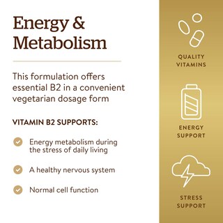 Foto 4 | Foto 4 | Suplemento Solgar De Vitamina B2 (riboflavina) 100 Mg 100 Cápsulas - Venta Internacional.