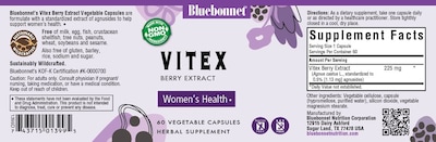 Foto 3 | Foto 3 | Suplemento De Extracto De Bayas Vitex De Bluebonnet Nutrition 60 Cápsulas - Venta Internacional.