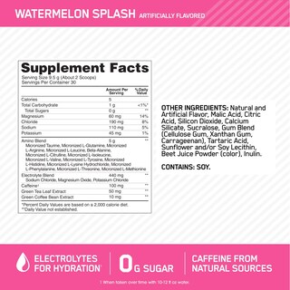 Foto 3 | Foto 3 | Suplemento Optimum Nutrition Amino Energy Sandía, 30 Dosis - Venta Internacional.