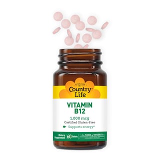 Foto 2 | Foto 2 | Suplemento Country Life De Vitamina B12, 1000 Mcg, Sublingual, 60 Comprimidos - Venta Internacional.