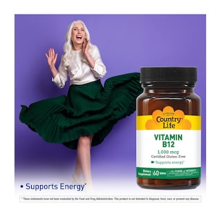 Foto 6 | Foto 6 | Suplemento Country Life De Vitamina B12, 1000 Mcg, Sublingual, 60 Comprimidos - Venta Internacional.