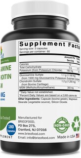 Foto 2 | Foto 2 | Suplemento Brieofood De Triple Concentración: Glucosamina, Condroitina (msm) - Venta Internacional.