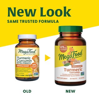 Foto 2 | Foto 2 | Suplemento Megafood, Cúrcuma Y Curcumina Extra Fuerte, 60 Tabletas - Venta Internacional.