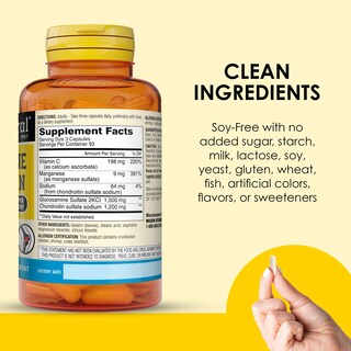 Foto 5 | Foto 5 | Suplemento Mason Natural, Glucosamina Y Condroitina 1500/1200, 280 Cápsulas - Venta Internacional.