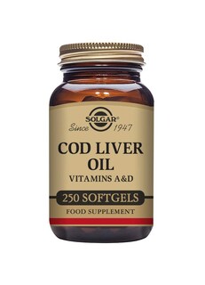 Foto 1 | Foto 1 | Suplemento De Aceite De Hígado De Bacalao Solgar, 250 Cápsulas Blandas, Vitamina A Y D. - Venta Internacional.