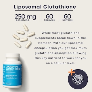 Foto 4 | Foto 4 | Suplemento Bodybio Glutatión Liposomal 60 Cápsulas - Venta Internacional