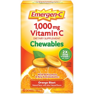 Foto 1 | Foto 1 | Suplemento De Vitamina C Masticable Emergen-c 1000 Mg 40 Tabletas - Venta Internacional.