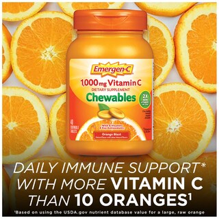 Foto 3 | Foto 3 | Suplemento De Vitamina C Masticable Emergen-c 1000 Mg 40 Tabletas - Venta Internacional.