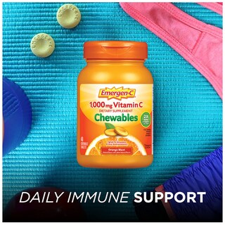 Foto 5 | Foto 5 | Suplemento De Vitamina C Masticable Emergen-c 1000 Mg 40 Tabletas - Venta Internacional.