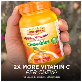 Foto 6 | Foto 6 | Suplemento De Vitamina C Masticable Emergen-c 1000 Mg 40 Tabletas - Venta Internacional.