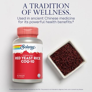 Foto 3 | Foto 3 | Suplemento Solaray De Arroz De Levadura Roja Con Coq10 Y Niacina 90 Cápsulas Vegetales - Venta Internacional.