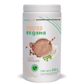 Foto 1 | Foto 1 | Proteína Vegana en Polvo NutraSien100 Sabor Chocolate Sin Azúcar/ Sin Soya/ Sin Lactosa 500 g