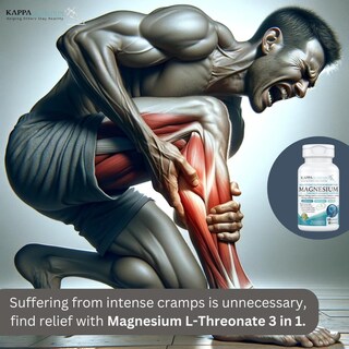 Foto 5 | Foto 5 | Suplemento Kappa Nutrition L-treonato De Magnesio 3 En 1, 120 Cápsulas - Venta Internacional.