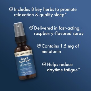 Foto 7 | Foto 7 | Spray De Melatonina Dr. Mercola 25 Ml (paquete De 3) Sin Gluten Y Sin Ogm - Venta Internacional.