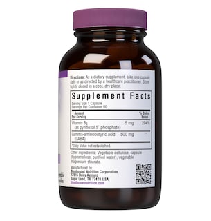 Foto 2 | Foto 2 | Suplemento Bluebonnet Nutrition Gaba 500 Mg 60 Cápsulas - Venta Internacional.