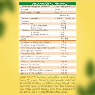 Foto 6 | Foto 6 | Proteína Vegana sabor Vainilla. Nutrasien100. Sin azúcar. Fácil digestión. Ideal hombres y mujeres. 500 g - 17 porciones.