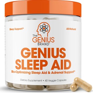 Foto 1 | Foto 1 | Suplemento Genius Sleep Aid 40 Cápsulas - Venta Internacional