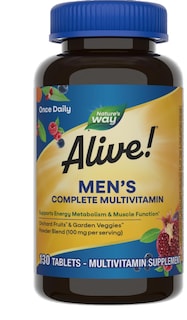 Foto 1 | Foto 1 | ¡multivitamínico Nature's Way Alive! Men's Complete 130 Comprimidos - Venta Internacional.