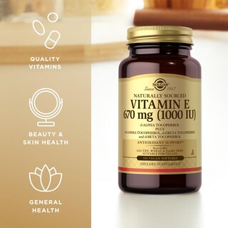 Foto 4 | Foto 4 | Suplemento Solgar De Vitamina E 670 Mg (1000 Ui), 100 Cápsulas Blandas Veganas - Venta Internacional.