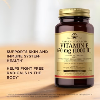 Foto 5 | Foto 5 | Suplemento Solgar De Vitamina E 670 Mg (1000 Ui), 100 Cápsulas Blandas Veganas - Venta Internacional.