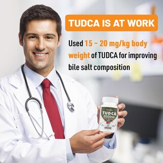 Foto 2 | Foto 2 | Suplemento Canarata Tudca Liver, Tabletas De 2000 Mg, Suministro Para 30 Días - Venta Internacional.