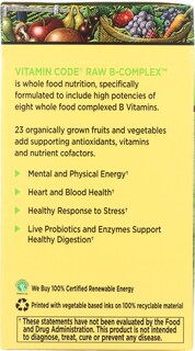 Foto 6 | Foto 6 | Suplemento Garden Of Life Raw B Complex Vitamin Code 60 Cápsulas - Venta Internacional.