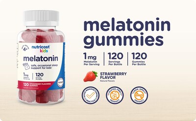 Foto 4 | Foto 4 | Gomitas De Melatonina Nutricost Kids 1 Mg, 120 Gomitas - Venta Internacional.