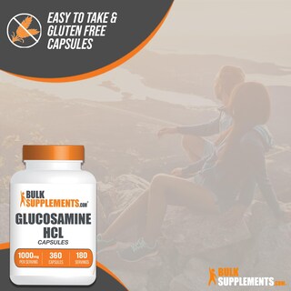 Foto 5 | Foto 5 | Supplement Bulksupplements.com Glucosamina Hcl 1000 Mg 360 Cápsulas - Venta Internacional.