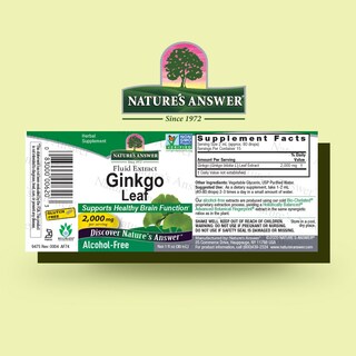 Foto 2 | Foto 2 | Suplemento De Extracto De Ginkgo Biloba De Nature's Answer, 30 Ml - Venta Internacional.