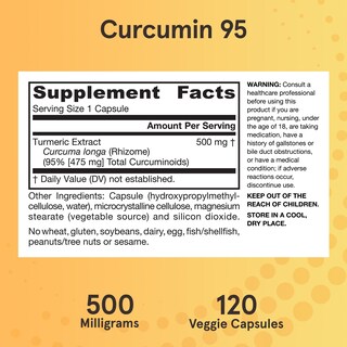 Foto 6 | Foto 6 | Suplemento Jarrow Formulas Curcumin 95 500 Mg 120 Cápsulas - Venta Internacional.