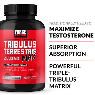 Foto 2 | Foto 2 | Suplemento Force Factor Tribulus Terrestris Max 2000 Mg - Venta Internacional
