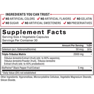 Foto 5 | Foto 5 | Suplemento Force Factor Tribulus Terrestris Max 2000 Mg - Venta Internacional