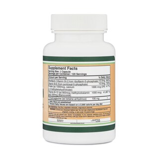 Foto 2 | Foto 2 | Suplemento Multivitamínico Metilado Double Wood 120 Cápsulas - Venta Internacional.