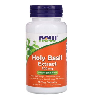 Foto 1 | Foto 1 | Suplemento Now Extracto De Albahaca Sagrada, 500 Mg, 90 Cápsulas Vegetarianas - Venta Internacional.