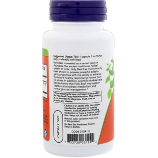 Foto 3 | Foto 3 | Suplemento Now Extracto De Albahaca Sagrada, 500 Mg, 90 Cápsulas Vegetarianas - Venta Internacional.