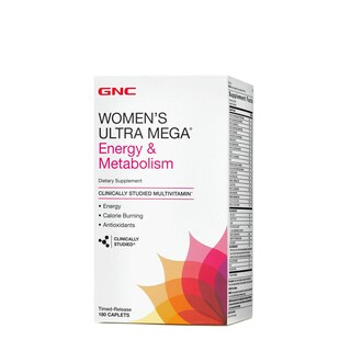 Foto 1 | Foto 1 | Multivitamínico Gnc Ultra Mega Energy Metabolism Para Mujer, 180 Comprimidos - Venta Internacional.