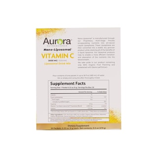 Foto 2 | Foto 2 | Mezcla De Bebidas Vitamínicas Aurora Nutrascience Nano-liposomal C 3000 Mg - Venta Internacional.