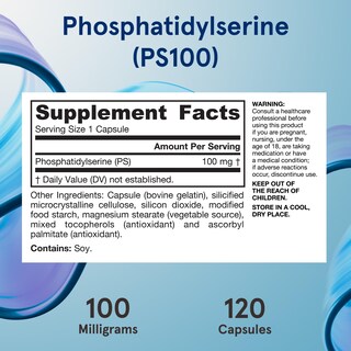 Foto 5 | Foto 5 | Suplemento Dietético Jarrow Formulas Ps100 Fosfatidilserina 100 Mg - Venta Internacional.