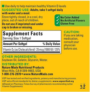 Foto 2 | Foto 2 | Suplemento Nature Made De Vitamina D3, 1000 Ui, Líquido, 100 Ml, 2 - Venta Internacional.