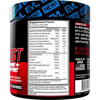Foto 2 | Foto 2 | Polvo Evlution Nutrition Engn Test Para Antes Del Entrenamiento, 30 Porciones - Venta Internacional.