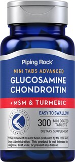 Foto 1 | Foto 1 | Suplemento Piping Rock, Glucosamina, Condroitina, Msm, 300 Tabletas - Venta Internacional.